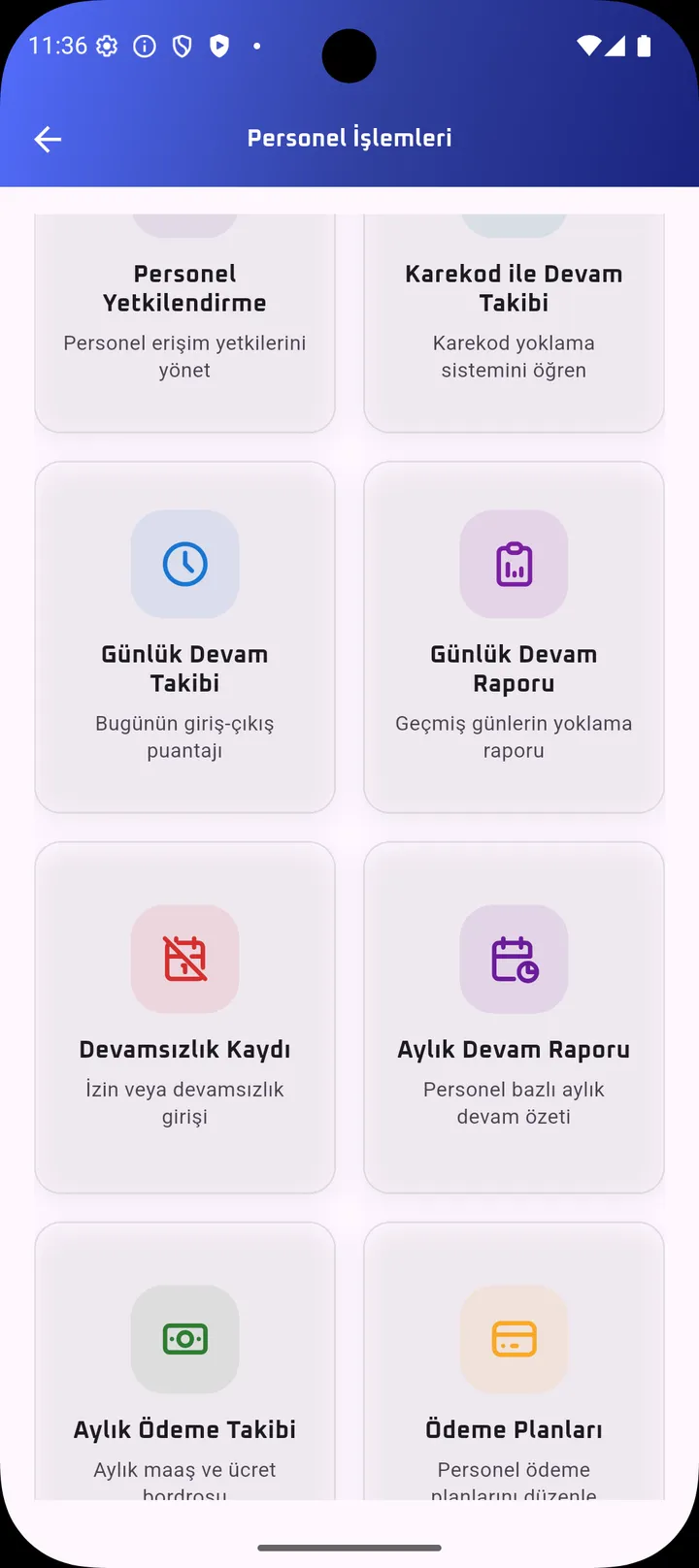 Personel işlemleri